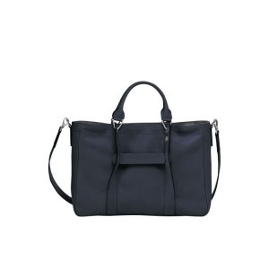 Longchamp M Kozene Kabelky Modre | 930285-RBC