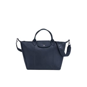Longchamp M Kozene Kabelky Námornícka Modrá | 709216-NVU