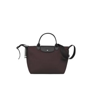 Longchamp M Recycled canvas Kabelky Bordove | 294865-XRH