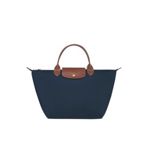 Longchamp M Recycled canvas Kabelky Námornícka Modrá | 502436-OBQ