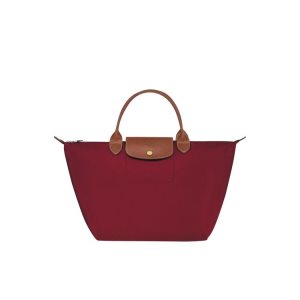 Longchamp M Recycled canvas Kabelky Červené | 037481-KFX