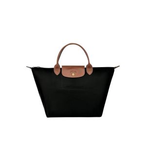 Longchamp M Recycled canvas Kabelky Čierne | 615809-IJO