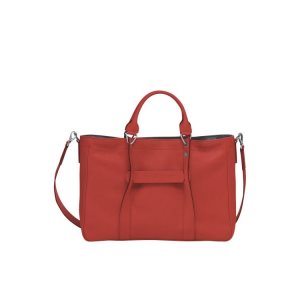 Longchamp M Terracotta Kozene Kabelky Oranžové | 045123-WQF