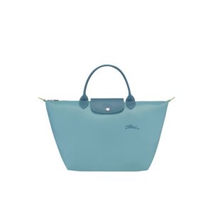 Longchamp M Thunderstorm Recycled canvas Kabelky Modre | 324518-SBE