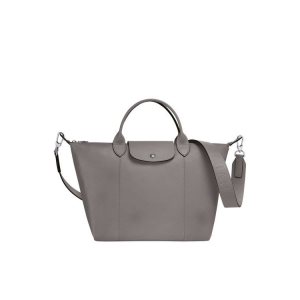 Longchamp M Turtledove Kozene Kabelky Siva | 584973-GBW