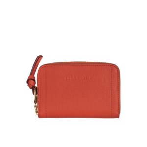 Longchamp Marmelade Kozene Držiteľ Karty Oranžové | 051462-KBH