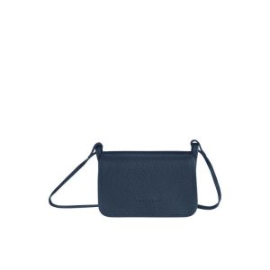 Longchamp On Kozene Peňaženka Na Zips Námornícka Modrá | 720493-GLM