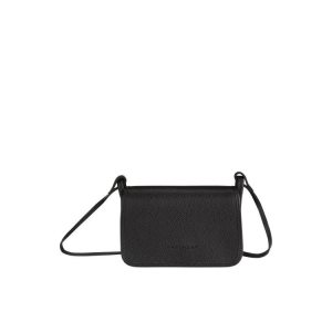 Longchamp On Kozene Peňaženka Na Zips Čierne | 918530-NRA