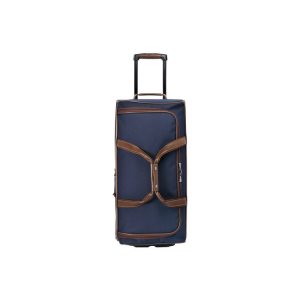 Longchamp Platene Wheeled Duffle Bags Modre | 387401-YIH