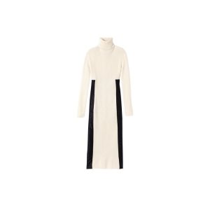 Longchamp Pletené Long Ecru Vlna Sukne Béžové | 807619-OTK