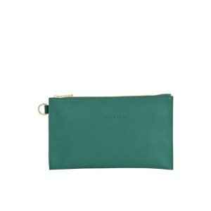 Longchamp Pouch Kozene Pouches Siva Zelene | 132846-HAX