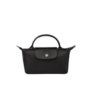 Longchamp Pouch With Platene Pouches Čierne | 394706-SBW