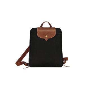 Longchamp Recycled canvas Batohy Čierne | 941702-AZQ