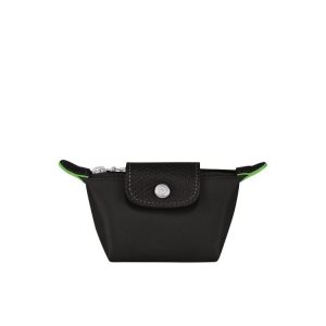 Longchamp Recycled canvas Držiteľ Karty Čierne | 643085-MLN
