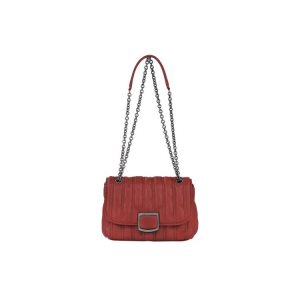 Longchamp S Kozene Crossbody Kabelka Červené | 046978-LVR