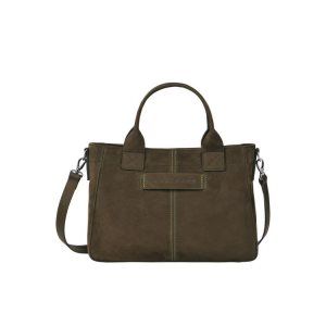 Longchamp S Kozene Kabelky Hnedožltý | 456312-VAT