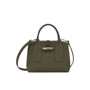 Longchamp S Kozene Kabelky Hnedožltý | 512093-BES