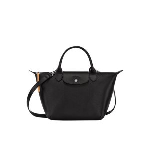 Longchamp S Platene Kabelky Čierne | 439750-LST