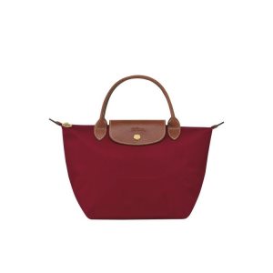 Longchamp S Recycled canvas Kabelky Červené | 140352-VAP