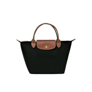 Longchamp S Recycled canvas Kabelky Čierne | 278903-UEC