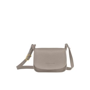Longchamp S Turtledove Kozene Crossbody Kabelka Siva | 670851-UIV
