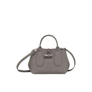 Longchamp S Turtledove Kozene Kabelky Siva | 321594-OTU