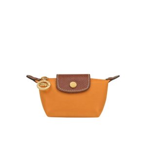 Longchamp Saffron Recycled canvas Držiteľ Karty Oranžové | 819630-ZXM