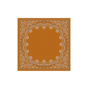 Longchamp Scarf 50 Saffron Silk Satky Oranžové | 452890-BTH