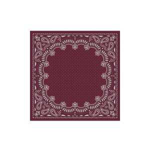 Longchamp Scarf 50 Silk Satky Bordove | 865192-MBI