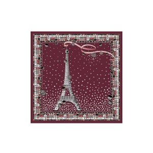 Longchamp Scarf 50 Silk Satky Červené | 085162-CDG