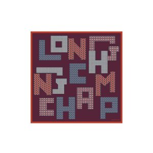 Longchamp Scarf 70 Silk Satky Bordove | 068149-VXN
