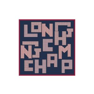 Longchamp Scarf 70 Silk Satky Námornícka Modrá | 234697-WNB