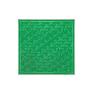 Longchamp Scarf 70 Silk Satky Zelene | 357694-MDY