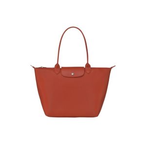 Longchamp Shopping L Terracotta Platene Taška Cez Rameno Oranžové | 089653-UEO