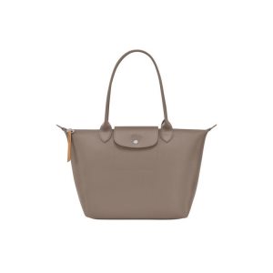 Longchamp Shopping S Platene Taška Cez Rameno Siva Hnede | 420718-KED