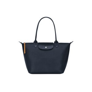 Longchamp Shopping S Platene Taška Cez Rameno Námornícka Modrá | 647392-WUR