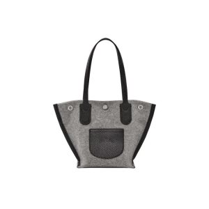 Longchamp Shopping Xs Platene Taška Cez Rameno Siva | 471508-CVM
