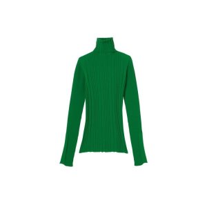 Longchamp Svetrove Saty Vlna Blúzky Zelene | 235670-TAJ