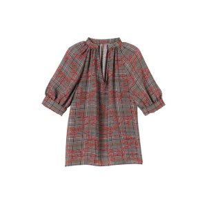Longchamp Syntetická Fibres Blúzky Červené | 793120-WSJ