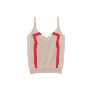 Longchamp Tank Buff Silk Blúzky Svetlo Žlté | 085431-IXO