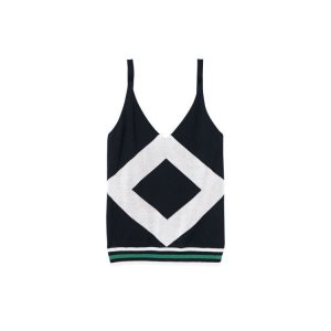 Longchamp Tank Silk Blúzky Čierne | 374281-SRF