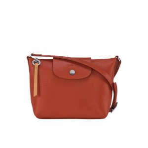 Longchamp Terracotta Platene Crossbody Kabelka Oranžové | 495012-DQM