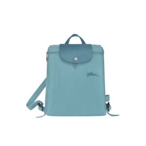 Longchamp Thunderstorm Recycled canvas Batohy Modre | 907532-HCU