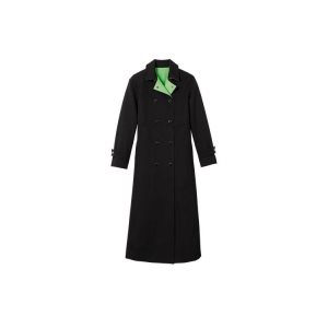 Longchamp Trench Bavlnene Kabáty Čierne | 839125-LTR