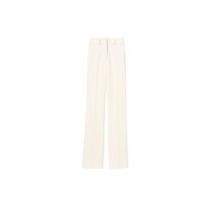 Longchamp Trousers Syntetická Fibres Nohavice Biele | 283147-QDL