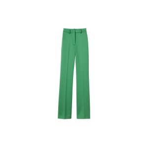 Longchamp Trousers Syntetická Fibres Nohavice Zelene | 450961-IYG
