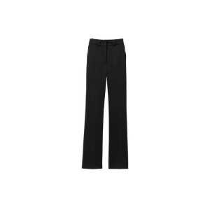 Longchamp Trousers Syntetická Fibres Nohavice Čierne | 740682-CYN