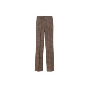 Longchamp Trousers Vlna Nohavice Hnede | 024783-LXE