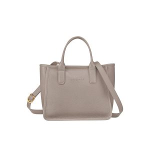Longchamp Turtledove Kozene Kabelky Siva | 056134-QAK