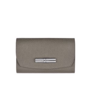 Longchamp Turtledove Kozene Penazenky Siva | 096235-JQS
